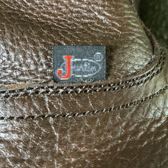 GUC Men’s Justin Boots.  Brown leather, rubber soles.  Size 11 medium - Picture 2 of 8